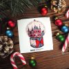 CARD SNOW GLOBE 4