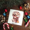 CARD SNOW GLOBE 1