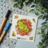 CARD GRENOUILLE 4