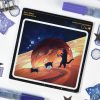 CARD COSMIC CATS